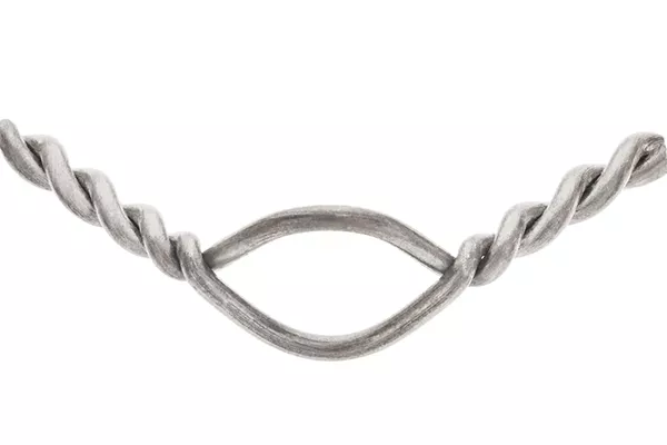 Biopsy site marker in white background