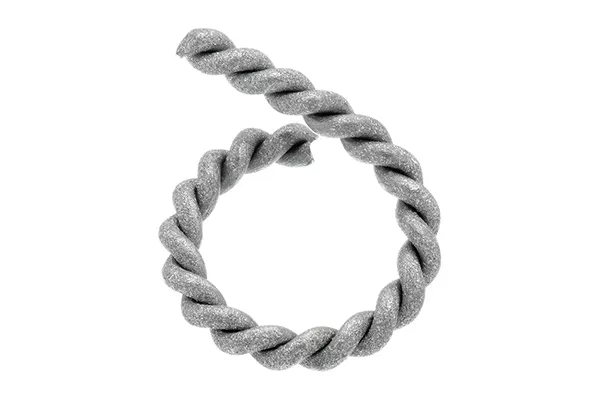 Biopsy site marker on white background